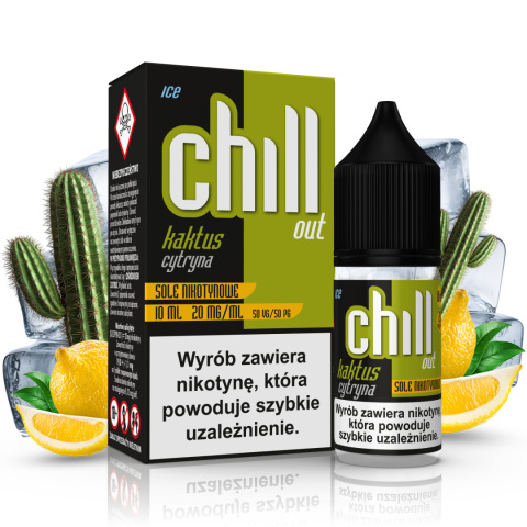 CHILL OUT SALT KAKTUS CYTRYNA ICE 20MG 10ML CHILL OUT SALT KAKTUS CYTRYNA ICE 20MG 10ML