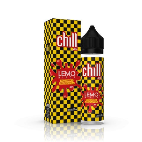 LONGFILL CHILL OUT - LEMONIADA POZIOMKA TRUSKAWKA ICE 10/60ML