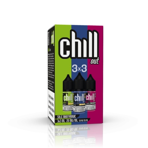 CHILL OUT TEST BOX 3X3 ml 20 mg/ml - MIX 3